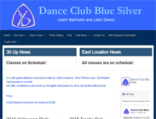 Tablet Screenshot of dancebluesilver.com